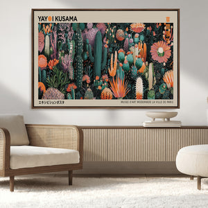 Yayoi Kusama Art Print Canvas – Abstract Mount Fuji Japanese