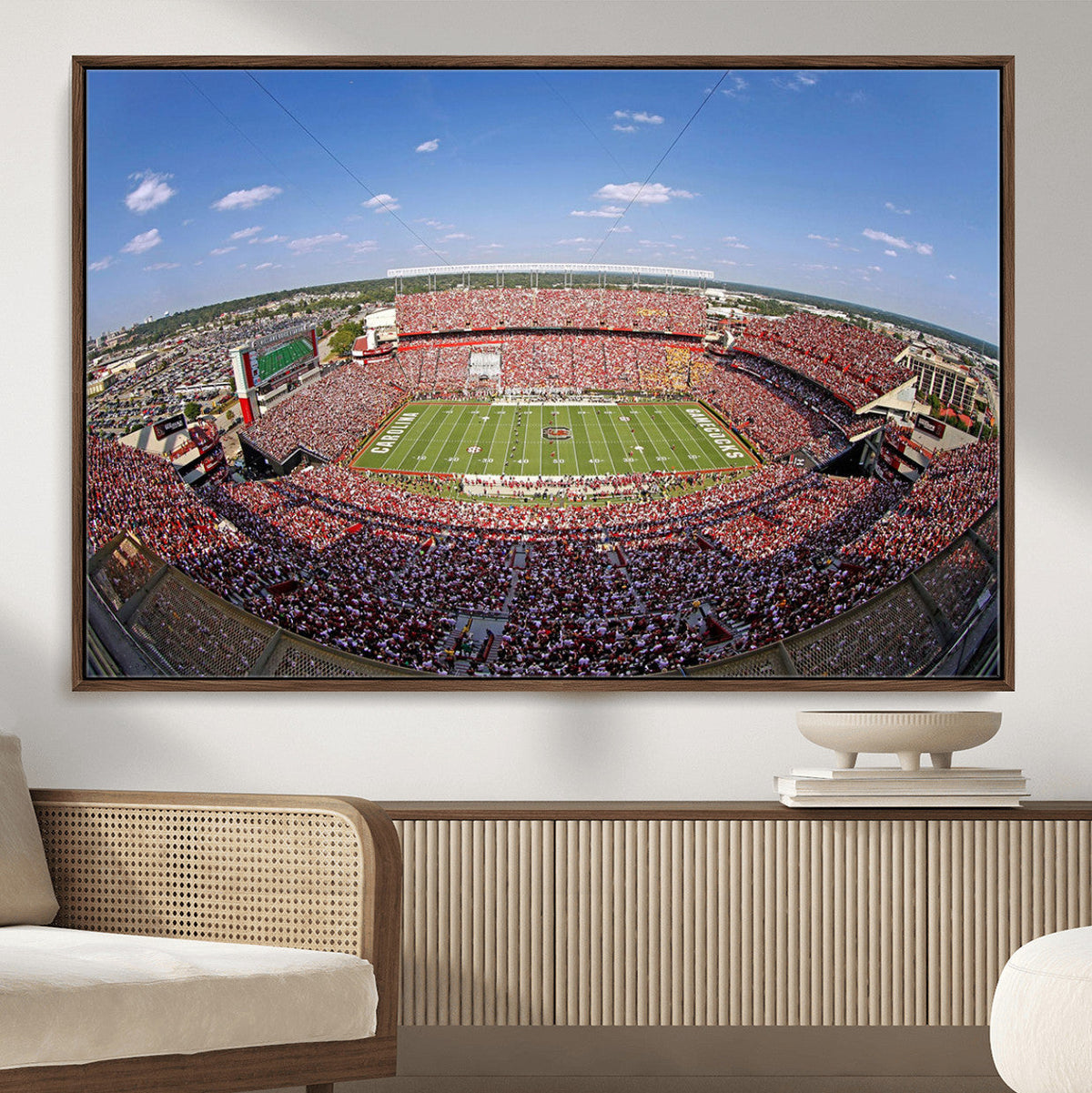 William Brice Stadium Wall Art Canvas Print – Stadium Crowd