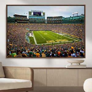 Green Bay Packers Lambeau Field Stadium Wall Art Canvas