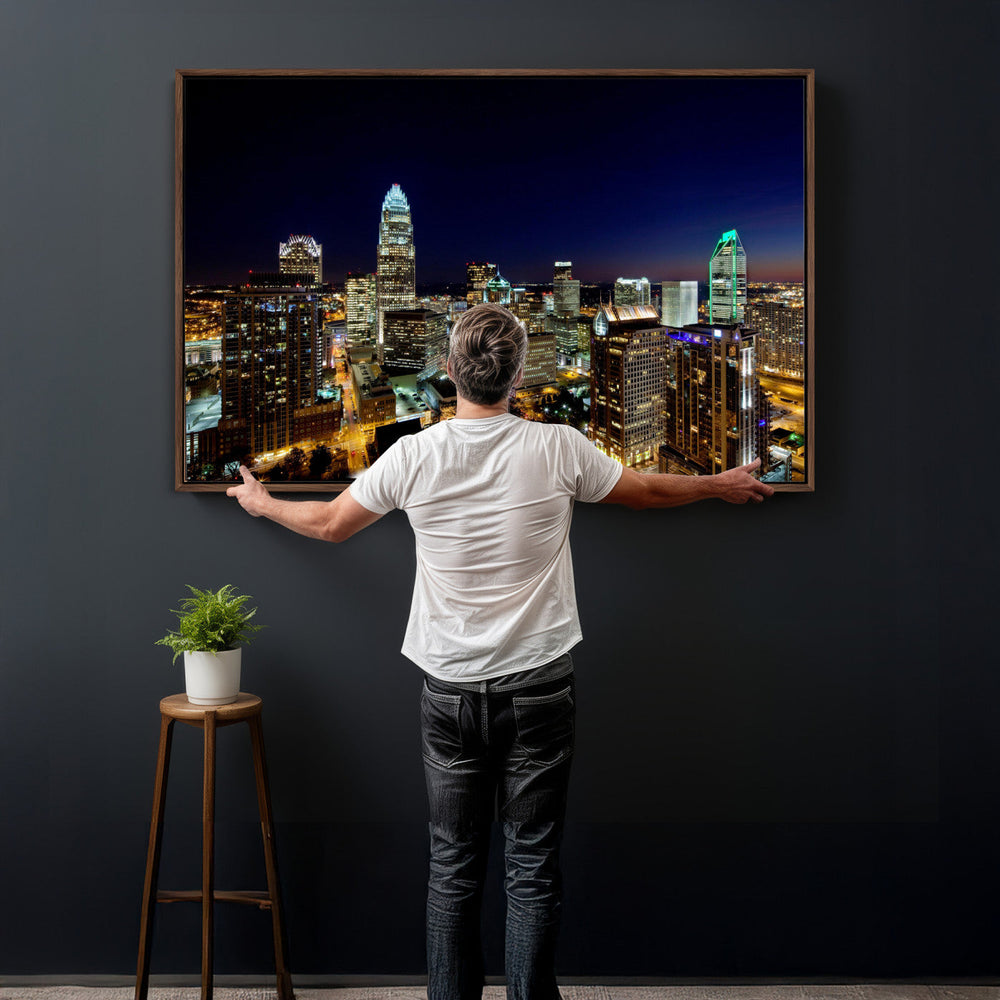Atlanta Skyline Wall Art Canvas Print – Modern Cityscape