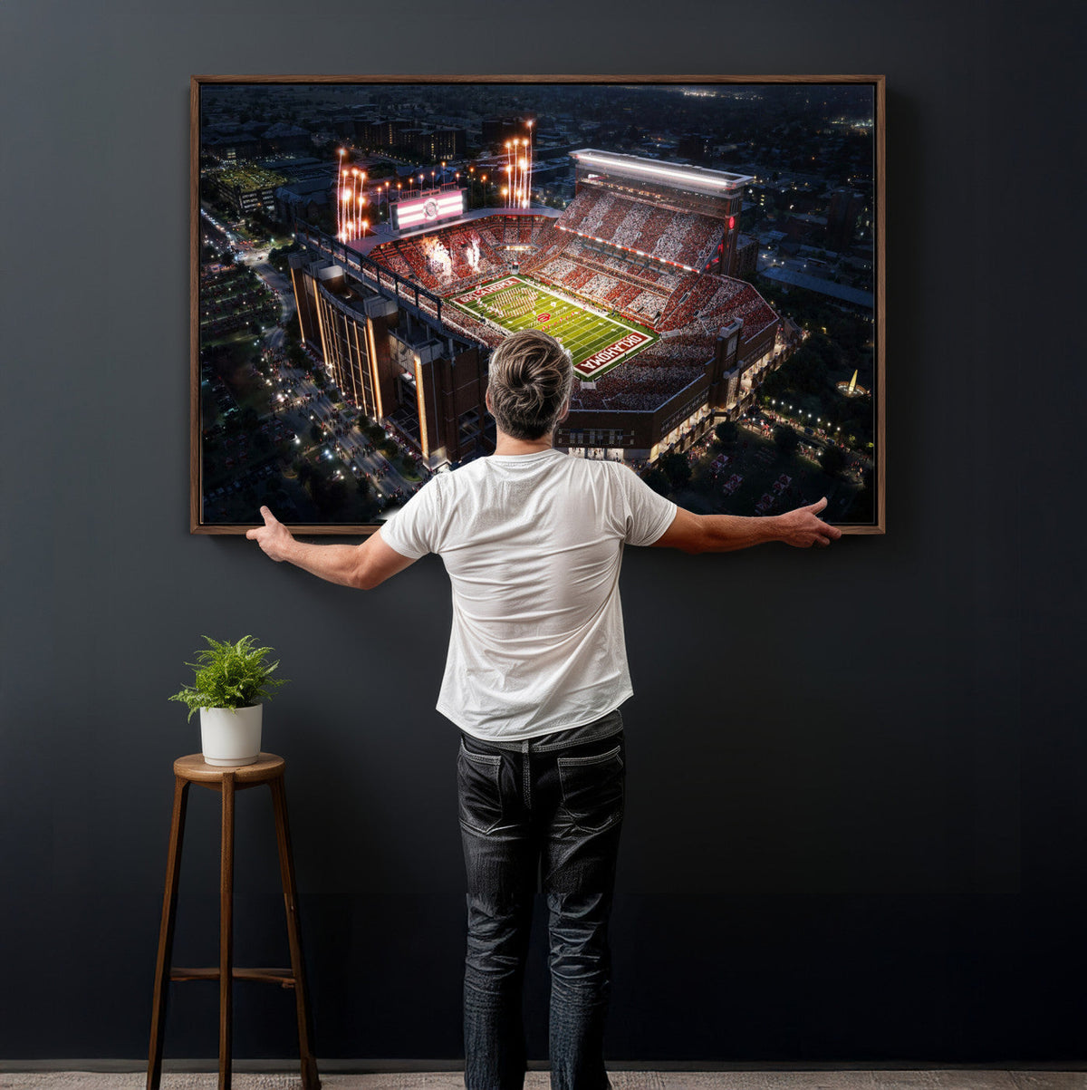 Oklahoma Memorial Stadium - Gaylord Memorial Stadium Wall