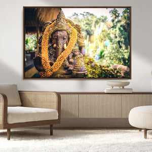Hinduism Statue Wall Art Canvas Print