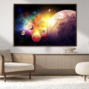 Space and Galaxy Canvas Print