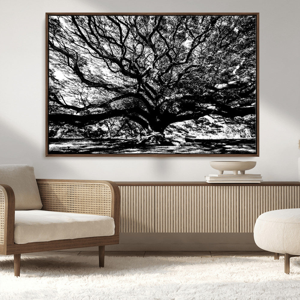Mighty Angel Oak Wall Art | Angel Oak Tree Art Print
