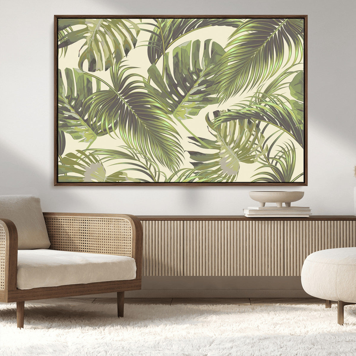 Palm Leaves Canvas Print