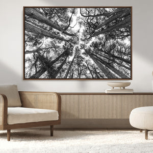 Trees Contemporary Art Canvas Print