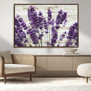 Lavender Herb Wall Art Canvas Print