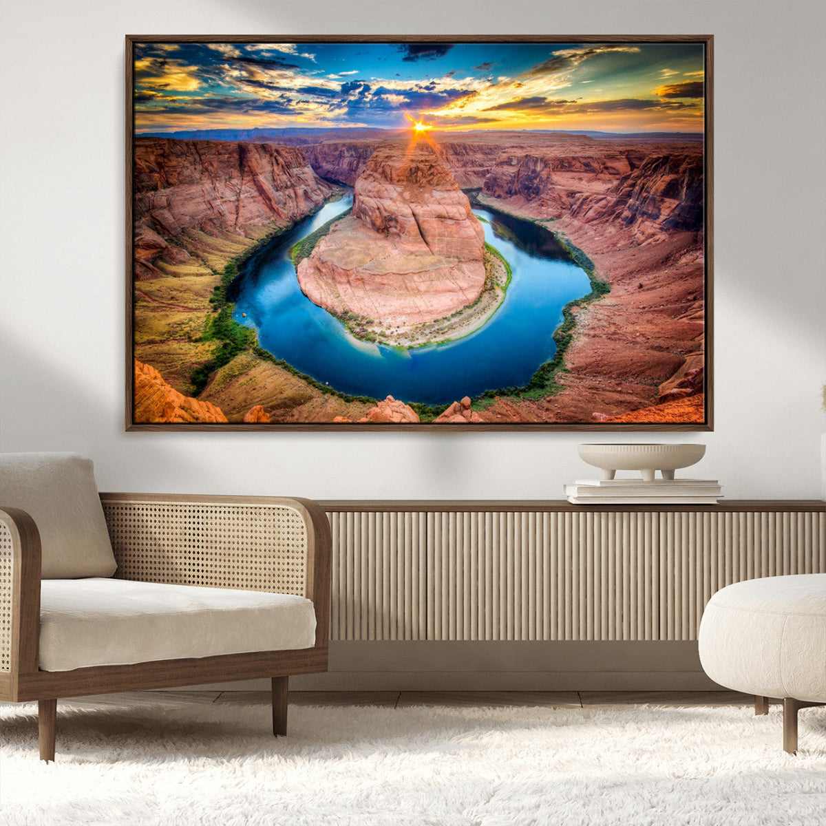 Sunset on the Horseshoe Bend Grand Canyon, Horseshoe Bend