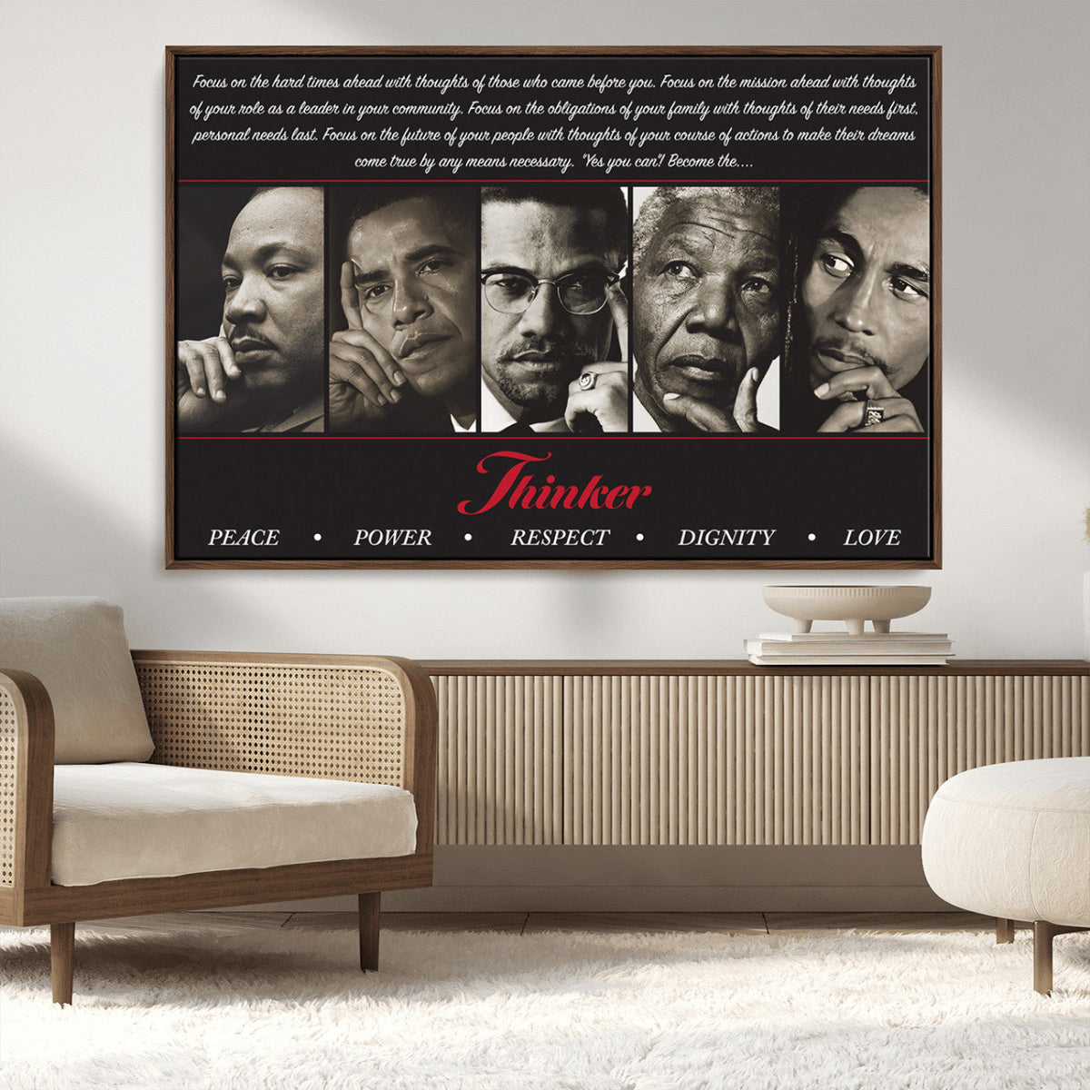 Thinkers of Wall Art Canvas Print - Inspirational Wall Art