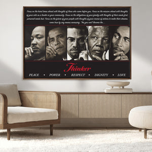 Thinkers of Wall Art Canvas Print - Inspirational Wall Art