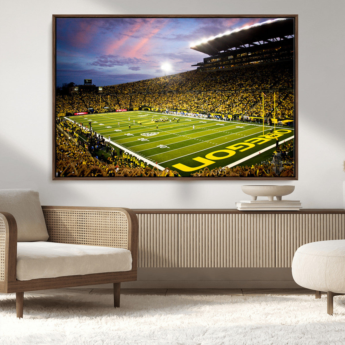 University of Oregon Ducks Football Team Print - Eugene