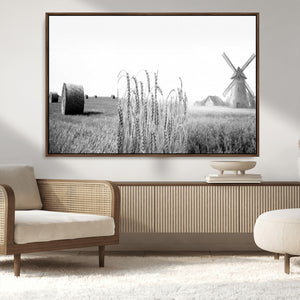 Vintage Farmhouse Black and White Triptych Wall Art – Giclee
