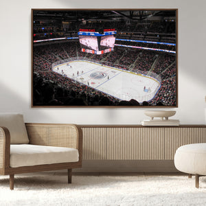 Rogers Place Edmonton Oilers Ice Hockey Stadium Wall Art,
