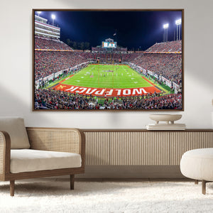 NC State Wolfpack Canvas Print - Raleigh Carter-Finley