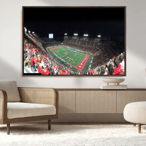 Houston Cougars Football Team Print - Houston TDECU Stadium