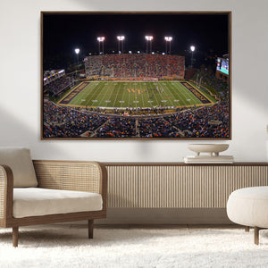 Demon Deacons Print Canvas, Football Team Print -