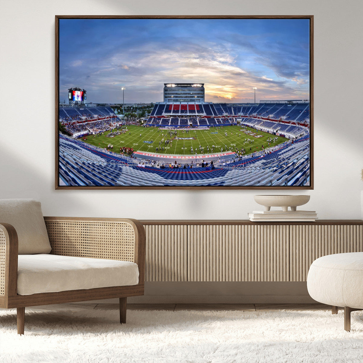 Florida Atlantic University Owls Football Team Print - Boca