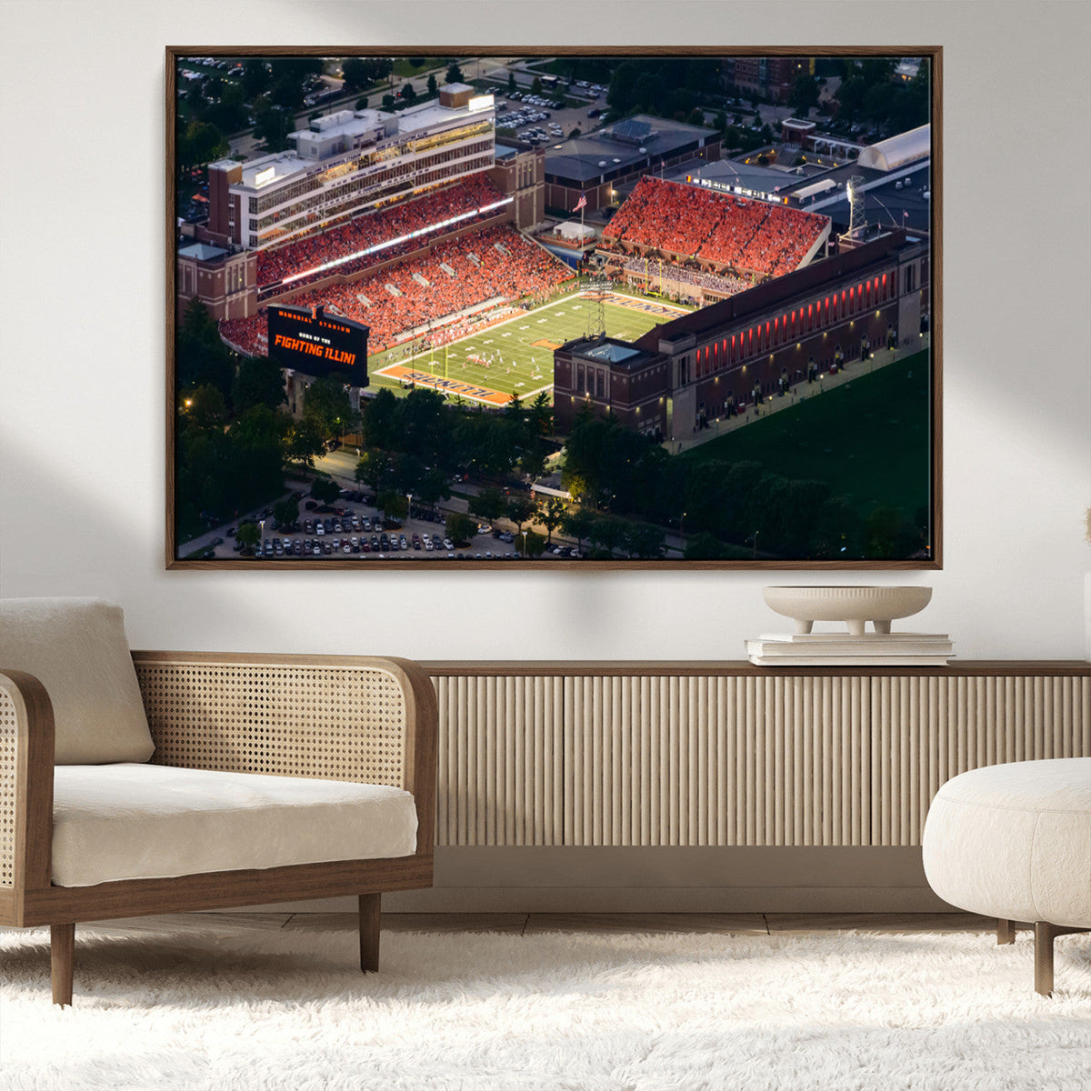 University of Illinois Fighting Illini Football Team Print -