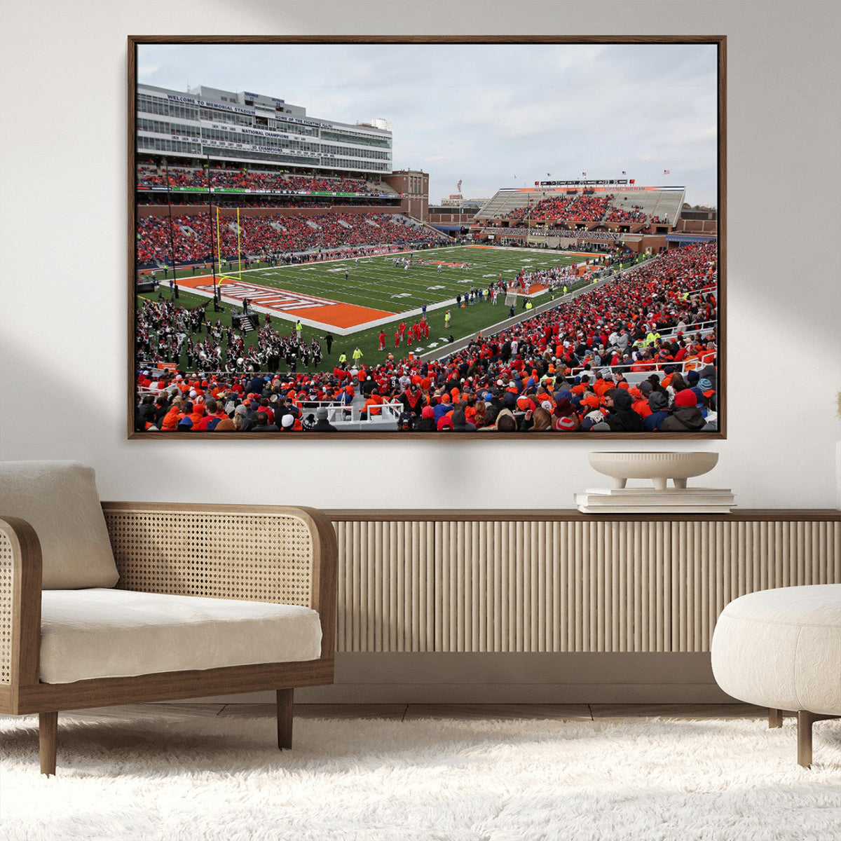 University of Illinois Fighting Illini Football Team Print -