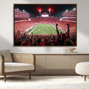 University of Nebraska Cornhuskers Football Team Print -