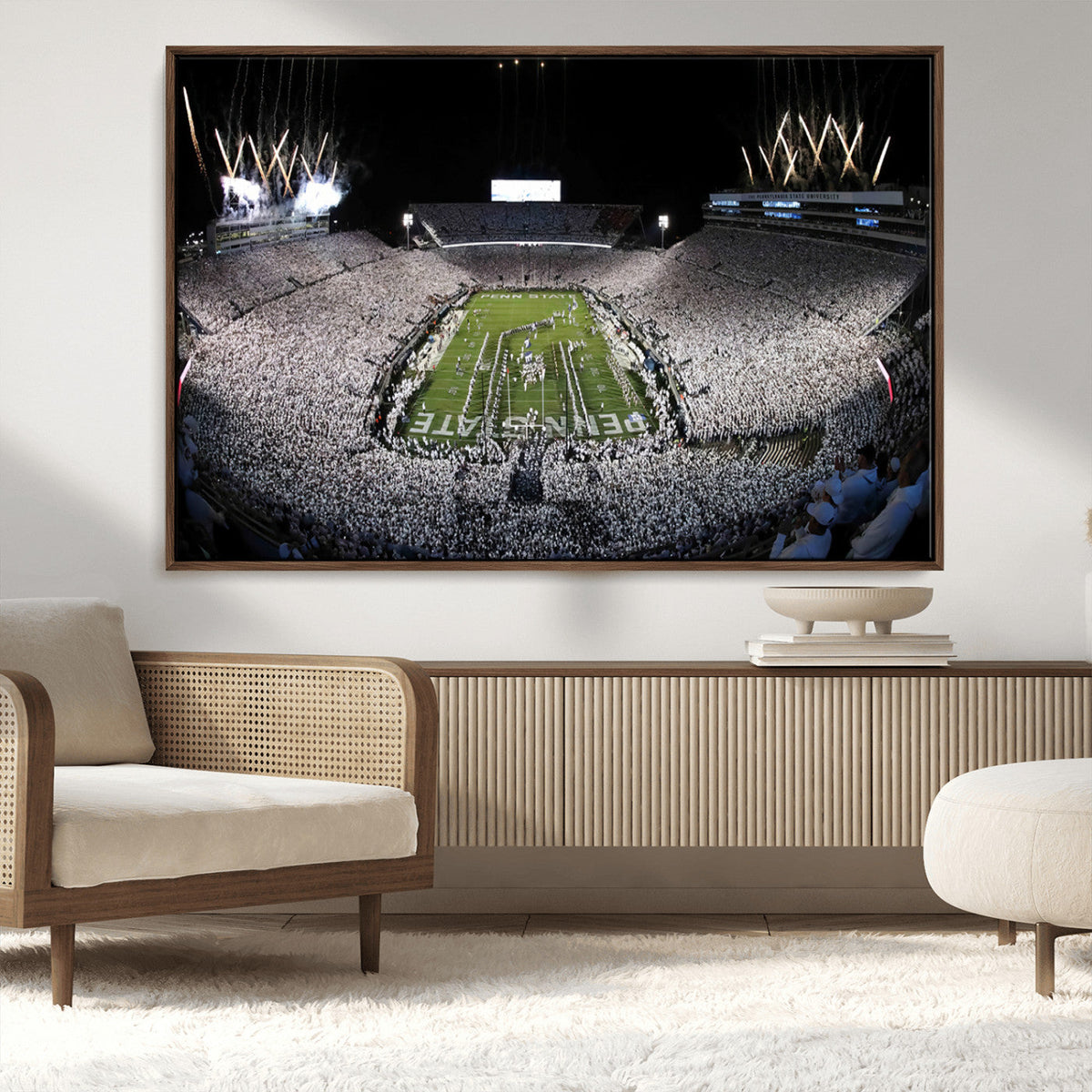 Penn State Beaver Stadium Canvas Wall Art - Nittany Lions