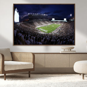 Michigan State Spartans Canvas, Framed Football Team Print -