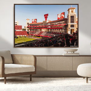 Jones AT&T Stadium Texas Tech Red Raiders Wall Art | Large