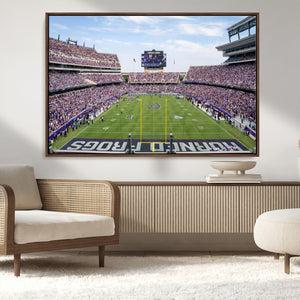 TCU Horned Frogs Football Team Print - Fort Worth Amon G.