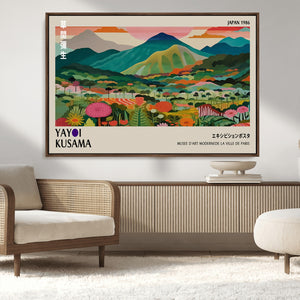 Yayoi Kusama Japan 1986 Canvas – Wabi Sabi Japanese Vibrant