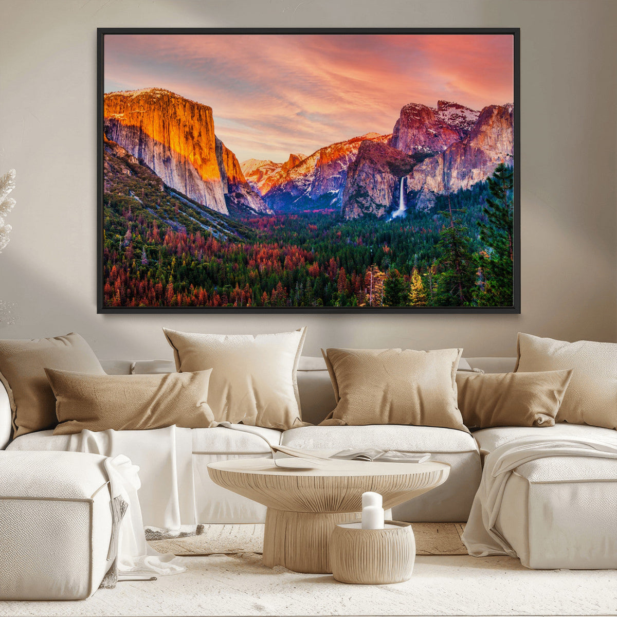 Yosemite Nal Park Wall Art Landscape Canvas Print El Capitan