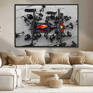 RedBull Formula 1 Canvas Wall Art Print