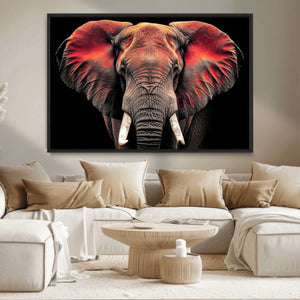Elephant Wall Art Canvas Print