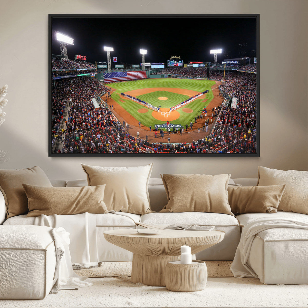 Fenway Park Wall Art Canvas Print | Large Baseball Stadium