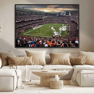 Chicago Bears Soldiers Field Wall Art Canvas Print – Framed