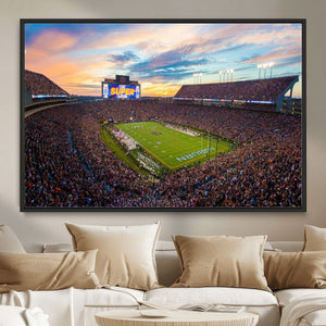 Jordan-Hare Stadium Wall Art Canvas Print, Football Stadium