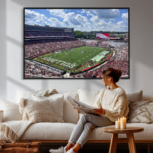 Georgia Bulldogs Stadium Wall Art Canvas Print, Sanford