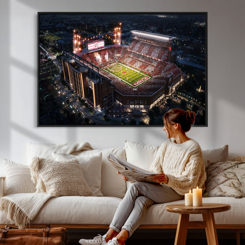 Oklahoma Memorial Stadium - Gaylord Memorial Stadium Wall