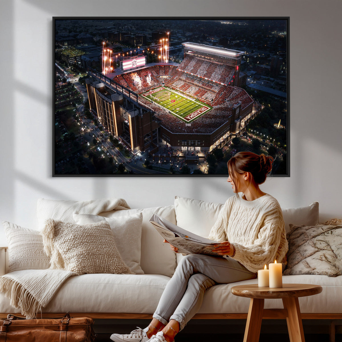 Oklahoma Memorial Stadium - Gaylord Memorial Stadium Wall