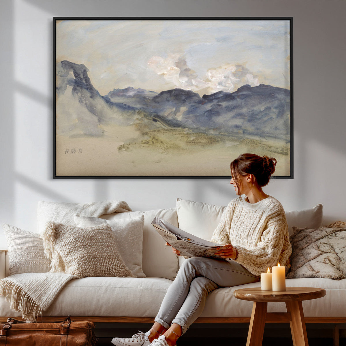 Alps Hercules Brabazon Brabazon Abstract Wall Art Canvas