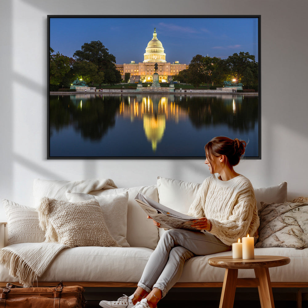 US Capitol Building Wall Art Canvas Print – Washington DC