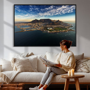 Cape Town Skyline Wall Art Canvas Print – Table Mountain