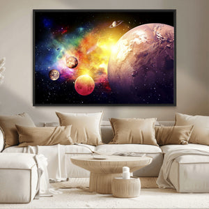 Space and Galaxy Canvas Print