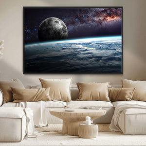 Space and Planet Canvas Print