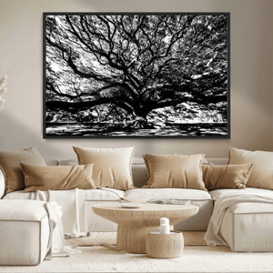 Mighty Angel Oak Wall Art | Angel Oak Tree Art Print