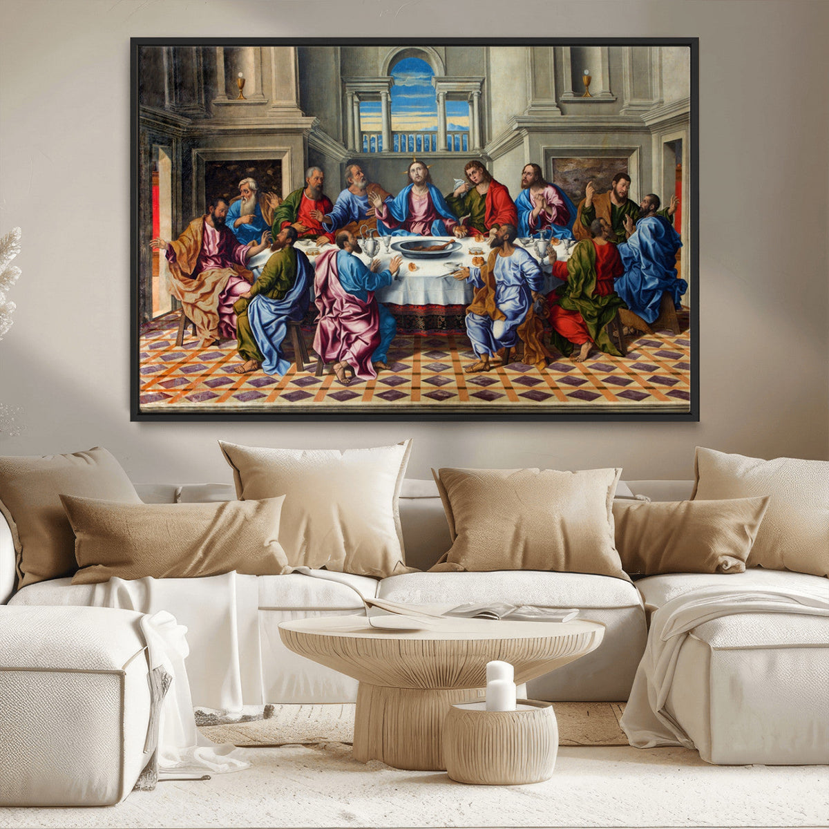 The Last Supper Multi Panel Canvas Wall Art