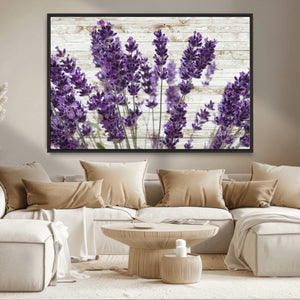 Lavender Herb Wall Art Canvas Print