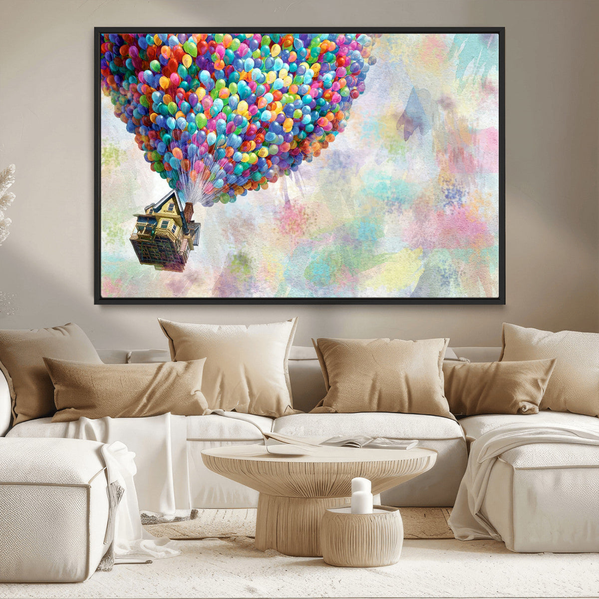 Up Pixar Poster, Look Up Pixar Wall Art, Up Pixar Canvas,