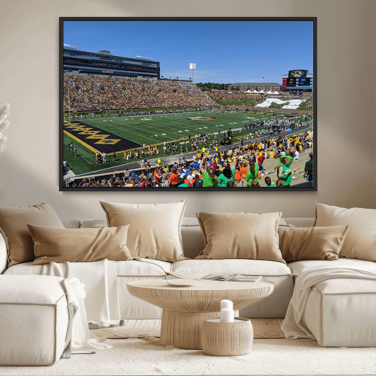 University of Missouri Tigers Football Team Print - Columbia