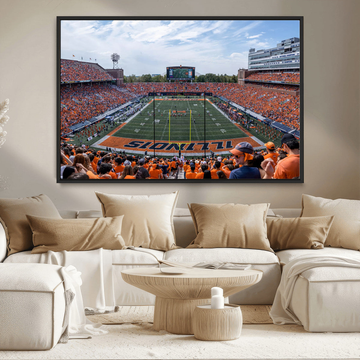 University of Illinois Fighting Illini Football Team Print