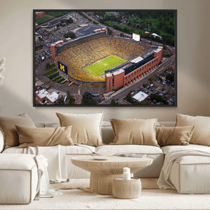 University of Michigan Wolverines Football Team Print - Ann
